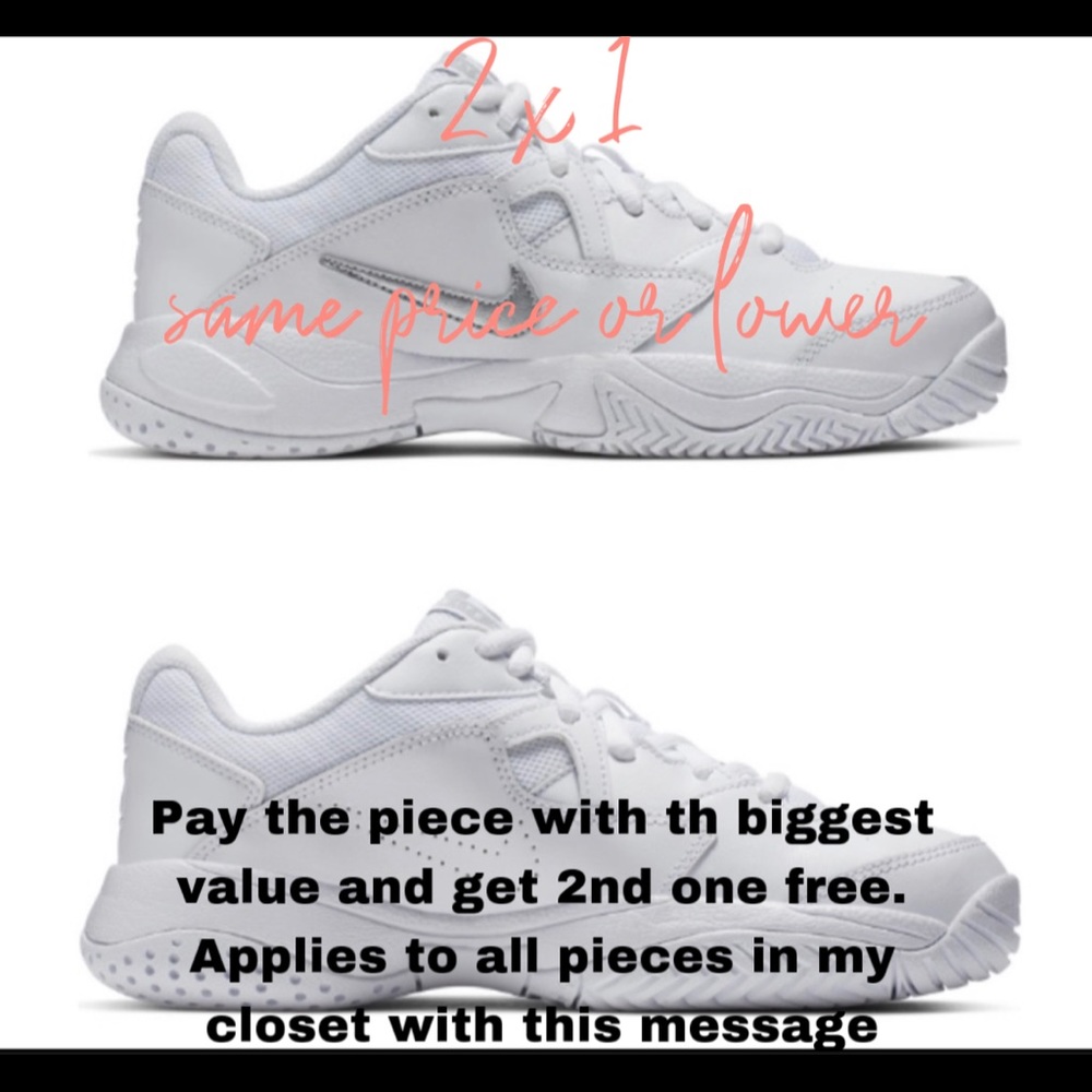 Nike hard court tennis shoes 2x1 in my closet